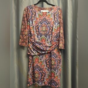 Gretchen Scott Designs Multicolor Paisley Dress
